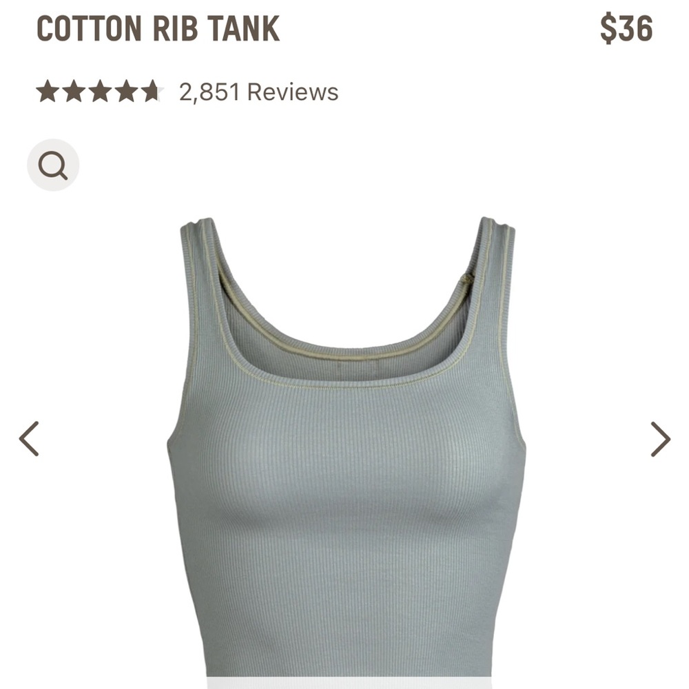 SKIMS — COTTON RIB TANK